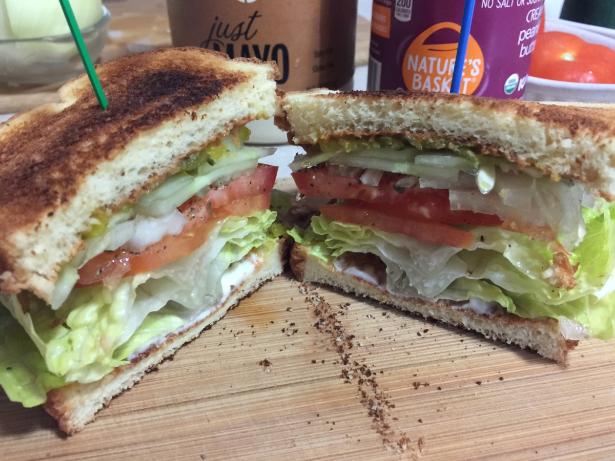 Fatty Veggie Sandwich