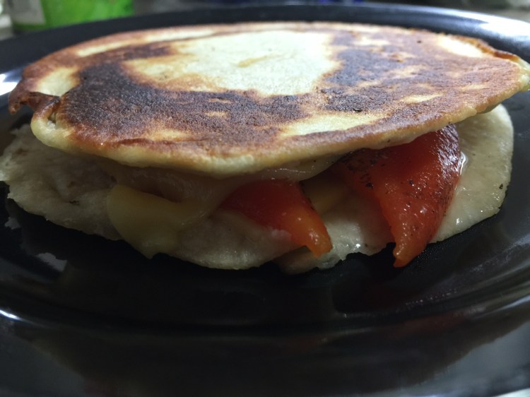 TORTILLA GRILLED CHEESE AND PEPPERS 3