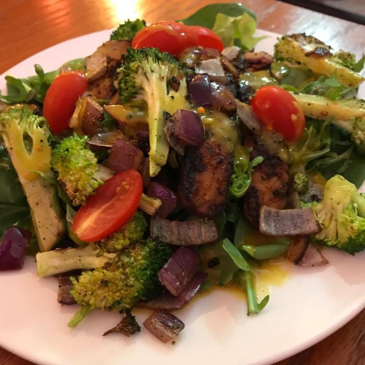 TEMPEH SALAD W:DIET COKE DRESSING