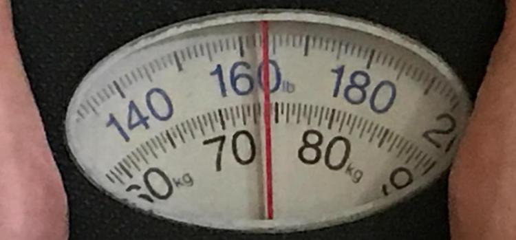 4-12-2018 SHAR'S WEIGHT NAKED (almost)