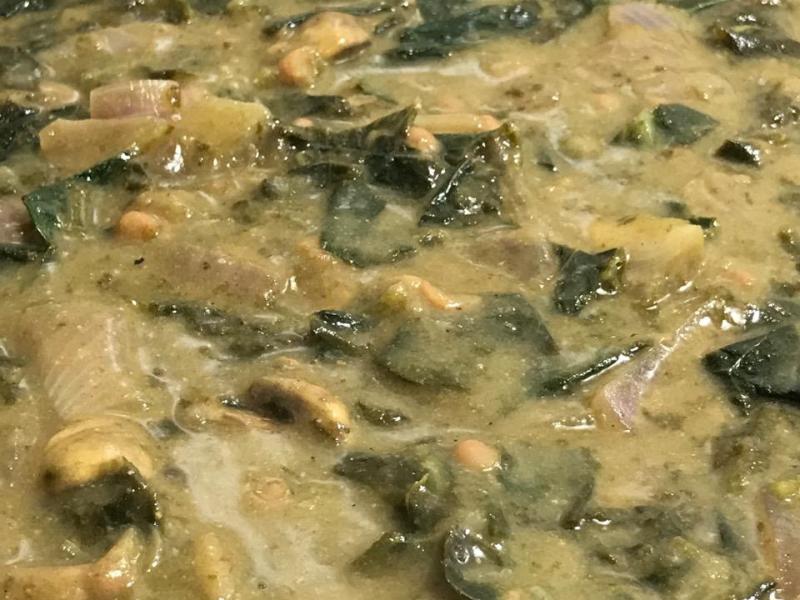 Collards In Mustard Cider Sauce&nbsp;fat-free
