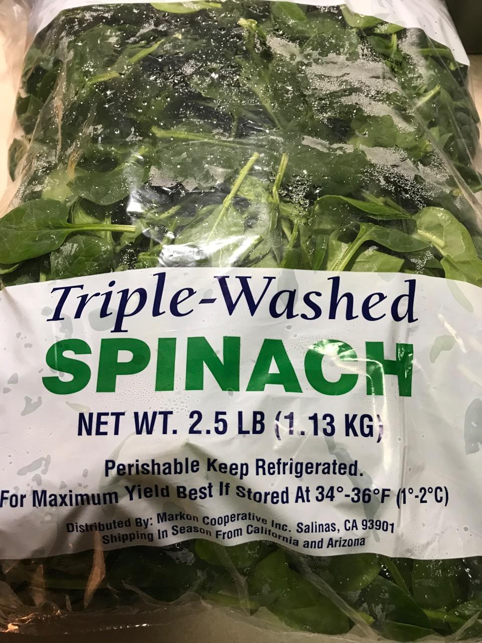 SPINACH WITH EVERYTHING 1