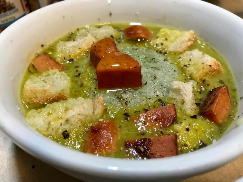 Jade Rice Asparagus Soup