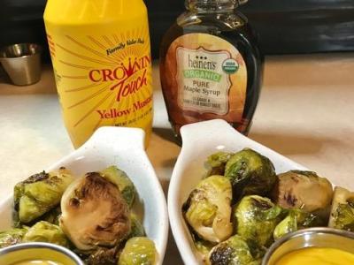 Maple Mustard Brussel Sprouts